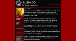 Desktop Screenshot of bushi-do.sanmichelealtagliamento.com